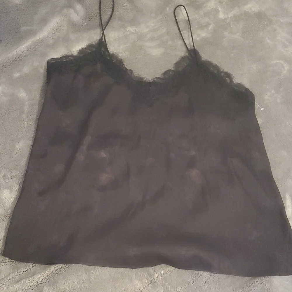 NWOT ANINE BING BELLE SILK LACE TRIM CAMISOLE ,SZ; LARGE - Picture 6 of 13